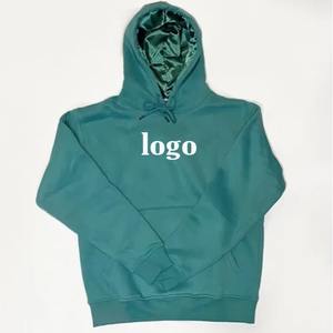 เสื้อฮู้ดดี้แฟชั่น สกรีนโลโก้ตามสั่ง สไตล์ใหม่ ผ้าฝ้าย 100% ทรงโอเวอร์ไซส์ แขนยาว แบบเรียบง่าย ใส่ได้ทั้งชายและหญิง ซับในผ้าซาติน พร้อมฮู้ดผ้าไหม - Product Image 4