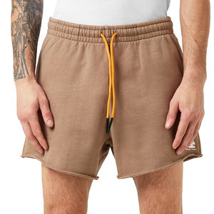 กางเกงขาสั้นจ็อกเกอร์ผ้าเฟรนช์เทอร์รี่ลายเรียบสำหรับผู้ชาย น้ำหนักปานกลาง เหมาะสำหรับออกกำลังกาย ระบายอากาศได้ดี เป็นมิตรต่อสิ่งแวดล้อม มีเชือกผูก - Product Image 6