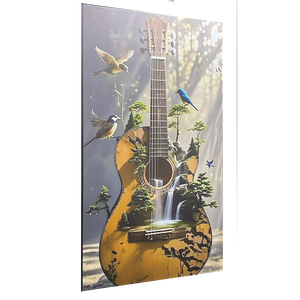 Yandiya 700*1000mm Tableaux décoratifs pour la maison, protection contre la surchauffe, art mural imprimé UV sur aluminium, chauffage infrarouge 950W - Product Image 1