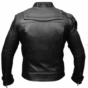 Chaqueta de Cuero Personalizada para Hombre, Chaqueta de Motociclista Clásica y Elegante de Lona Transpirable para Carreras de Motocross, Chaqueta de Motociclista de Moda de Invierno - Product Image 2