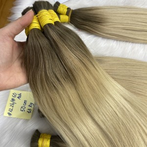 Venta al por mayor de extensiones de cabello humano vietnamita de doble estirado largo para Ombre recto a granel cabello virgen de alta calidad proveedor de suministro - Product Image 4