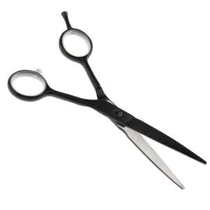 Black <b>Left</b> <b>Handed</b> Stainless Steel Barber <b>Scissors</b> with Sharp Blades for Professional Salon Hair Cutting Lightweight Eco-Friendly - Product Image 5