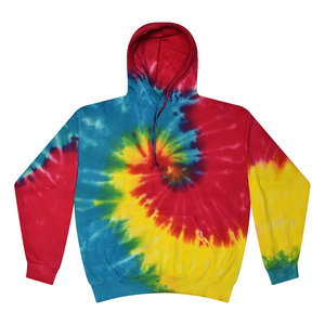Heavyweight Tie Dye Pullover Hoodies para mujeres y hombres Adultos Classic Fit Sudaderas Algodón French Terry Sudaderas con capucha de gran tamaño para hombres - Product Image 1