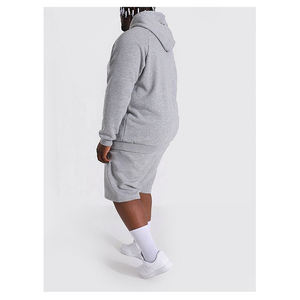 Conjuntos de Sudadera con Capucha y Pantalones Cortos para Hombre, Tallas Grandes, Color Sólido, Secado Rápido, Colores Personalizados, Servicio OEM, Venta al Por Mayor - Product Image 6