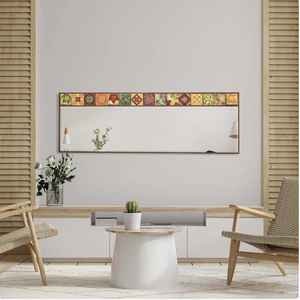 Miroir mosaïque argent, miroir mosaïque rond - Product Image 5