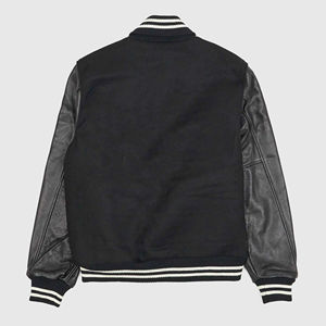 Dernier design, meilleure qualité, veste universitaire respirante grande taille, logo brodé personnalisé, veste universitaire de baseball pour homme - Product Image 5