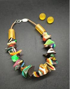 Nouveau collier en résine Vintage bijoux pour bureau mariage fêtes de noël fiançailles à la mode amitié accessoire commémoratif - Product Image 6