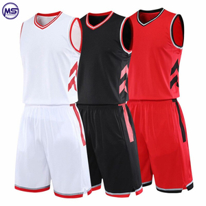 Uniformes de basket-ball à séchage rapide entièrement par sublimation maillot et short réversibles grande taille respirants et confortables - Product Image 6