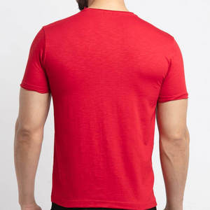 Camiseta de Algodón para Hombre, Verano, Casual, Holgada, Manga Corta, Uso Diario Urbano, Ligera, Suave, Cómoda, OEM, ODM, Pedido al por Mayor - Product Image 2