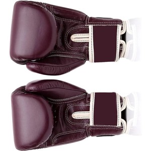 Gants de boxe personnalisés OEM avec logo et nom imprimés, vente en gros, cuir de vache véritable de haute qualité, gants d'entraînement sportifs, gants de kick-boxing CP-BG-44 - Product Image 4