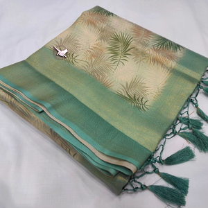 ส่าหรีไหม kanchivram นุ่มบริสุทธิ์ - Product Image 3
