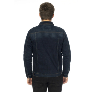 Veste en jean décontractée pour homme de haute qualité, lavée à l'hiver, service OEM, vente chaude, techniques de lavage à l'hiver, veste en jean pour homme - Product Image 5