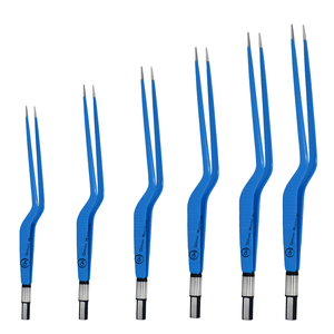 Instrumento quirúrgico de alta calidad, pinzas bipolares con punta de bayoneta de 1,0 Mm, 16,5 Cm de longitud, pinzas bipolares de bayoneta para cirujanos - Product Image 1