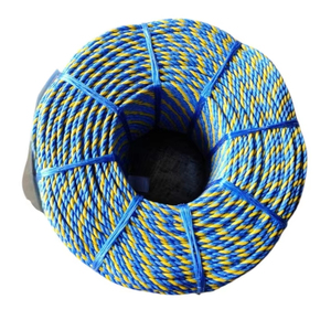Venta caliente azul amarillo PP Telstra cuerda trenzada cuerda de película dividida - Product Image 1
