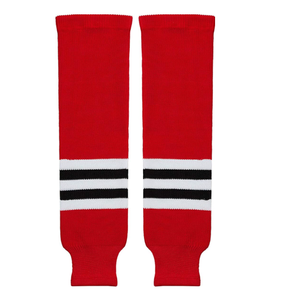 Fabricant professionnel Chaussettes de hockey sur glace Chaussettes de hockey sur glace tricotées Chaussettes de hockey sublimées personnalisées - Product Image 3