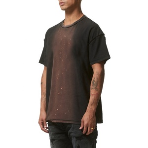 Wholesale Short Sleeve Men's T-Shirt Casual Adult Size 100% Cotton Sublimated Knitted Fabric Formal Style - Product Image 4