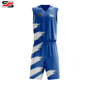 Ventes en gros, faible MOQ, uniforme de basket-ball personnalisé par sublimation, ensemble réversible en mesh à séchage rapide - Product Image 3