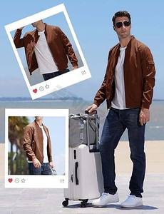 เสื้อโค้ทแจ็คเก็ตมีซิปสำหรับผู้ชาย, เสื้อคอปกตั้งกลางแจ้งกันน้ำ100% บางโพลีเอสเตอร์750g สำหรับฤดูใบไม้ผลิฤดูร้อน - Product Image 6