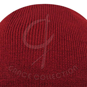 Gorro a rayas personalizable de tela de poliéster/algodón para hombre con logotipo personalizado, gorro liso de Jacquard - Product Image 5