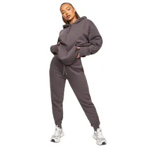 2024 automne hiver mode grande taille pull décontracté à capuche Streetwear femmes haut court sweat femme vêtements sweats à capuche