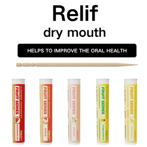 Permen disuntikkan ke tusuk gigi beraroma untuk mencegah mulut kering. - Product Image 4