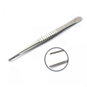 Fórceps de tejido atraumático DeBakey de 6 uds., 6 pulgadas, recto, 2,5mm de ancho, puntas de acero inoxidable alemán de grado médico, Manual para Vascular - Product Image 5