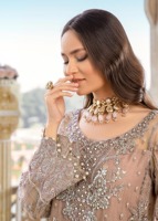 Damen Chiffon-Kleid Dubai Marokkanischer Kaftan Elegantes Elfenbein Abendkleid Langarm A-Linie Pailletten Perlen Stickerei Natürlich für Hochzeiten