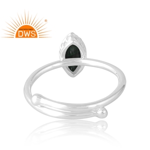Dernière vente en argent Sterling 925 malachite naturelle bague en pierres précieuses bijoux personnalisés pour les femmes cadeau pour elle - Product Image 2