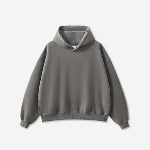 เสื้อฮู้ดผ้าฝ้ายใส่ได้ทั้งชายและหญิงมีฮู้ดแบบสวมศีรษะแบบกำหนดเอง & มีซิปรูดทรงโอเวอร์ไซส์เสื้อผ้าแนวสตรีทลายกราฟิกและวินเทจสำหรับผู้ชายและผู้หญิง - Product Image 4