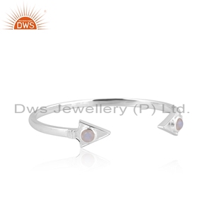 DWS Jewelry Arrowhead Collection Brazalete de piedra natural de moda Plata de Ley 925 - Product Image 3
