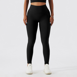 Personalizado Nuevo artículo de alta calidad Cintura alta Scrunch Butt Hip Lifting Pantalones sin costuras GYM Fitness Yoga Leggings para mujeres - Product Image 2