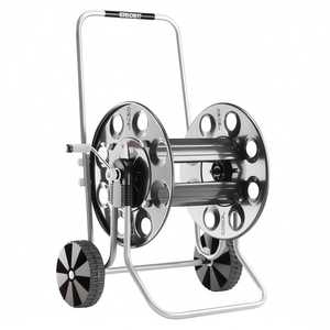 Metalgemini GARDENLIFE 8894 Manual <b>Hose</b> <b>Reel</b> Trolley <b>Without</b> <b>Hose</b> 130 m Capacity 1/2" Diameter Irrigation Garden <b>Hoses</b> & <b>Reels</b> - Product Image 2