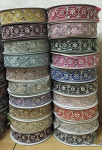 Encaje de Organza Personalizado, Ecológico, de Lujo, Sexy, Multicolor, con Cuentas, Lentejuelas, Trabajo de Espejo y Crochet, Surtido para Ropa y Hogar - Product Image 4