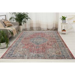 Floral Pattern Printed <b>Rug</b>: Soft, Large, Antique Style, Office, Entryway,Chenille <b>Rug</b> - Product Image 2