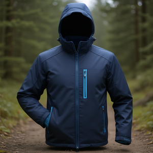 Veste Softshell d'hiver Uranos Safety - Taille M Noir/Bleu - Product Image 3