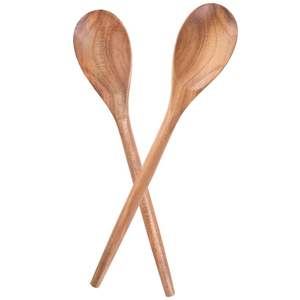 Cuchara de Madera de Lujo de Diseño Artesanal Tradicional, Diseñada para Cocinar Auténticamente, Servir en Fiestas, Remover y Preparar Comidas Diarias - Product Image 2