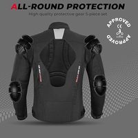 Vestes de moto d'été isolées coupe-vent à manches longues en polyester/coton 420g Nomad Trail de David Sports Wear pour les motards urbains, nouveauté