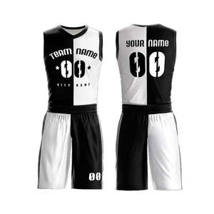 Wholesale <b>Basketball</b> Uniforms Customized Top Design High Quality Latest Design Custom Youth Uniforms - Product Image 3