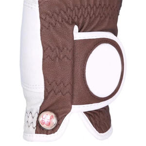 Gants de golf personnalisés de haute qualité en gros respirant en cuir véritable blanc confortable vêtements de sport durables pour tous les temps - Product Image 4