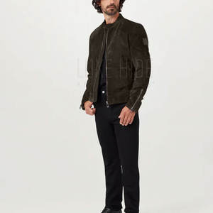 Vestes en cuir confortables de moto Veste de moto en cuir lourd Vestes en cuir de moto coupe-vent de qualité supérieure - Product Image 3