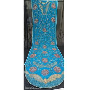 Vestido de novia de Dirac con cuentas somalíes modernas con piedras de cristal y adornos de lentejuelas para fiestas de boda disponibles para la venta - Product Image 1