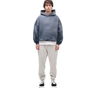 Sudaderas con Capucha MOVETEXTILE Basics, Transpirables, de Secado Rápido, Lavadas al Ácido, con Impresión de Logotipo Personalizado, Sudaderas de Alta Calidad para Hombre - Product Image 2