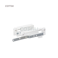 Componentes de Riel de Cortina de Aluminio Blanco