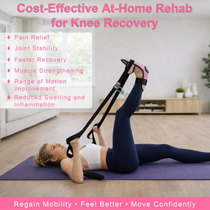 Correa de Estiramiento de Pies Ajustable OEM Personalizada para Yoga, Cinturón de Estiramiento de Piernas para Pilates, Rehabilitación, Fisioterapia y Entrenamiento - Product Image 2