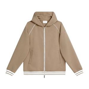 Peso pesado 380 gramos de hombres y mujeres Sudadera con capucha suelta Casual Color sólido 100% algodón se puede personalizar logo Palabra - Product Image 3