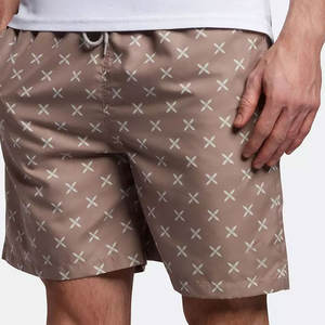 Pantalones Cortos Casuales para Hombre de Tela Suave, Sublimados, Ecológicos, de Secado Rápido, con Cierre de Cordón, Ligeros, Cómodos, Ajuste Relajado, Modernos - Product Image 1