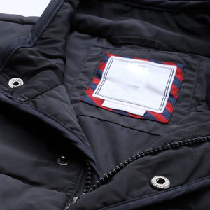 Chaqueta acolchada con capucha ultraligera 2023, servicio OEM de alta calidad, informal, de invierno, con cremallera acolchada, de talla grande XL, tela teñida lisa - Product Image 6