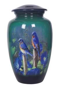 โกศงานศพคลาสสิกโกศ,อุปกรณ์งานศพโกศภาพมันวาวสำหรับผู้ใหญ่เถ้ากระดูกมนุษย์ - Product Image 2