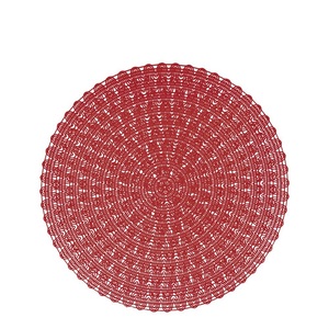 แผ่นรองจานพีวีซีสำหรับร้านอาหารแผ่นรองจานกลมลายขี้ขลาด - Product Image 4