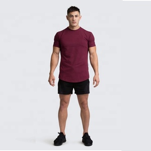 เสื้อยืดคอกลมปักลายสำหรับผู้ชาย ผ้าฟลีซ โพลีเอสเตอร์/คอตตอน แขนสั้น แห้งเร็ว ระบายอากาศดี เป็นมิตรกับสิ่งแวดล้อม ทรงปกติ - Product Image 1